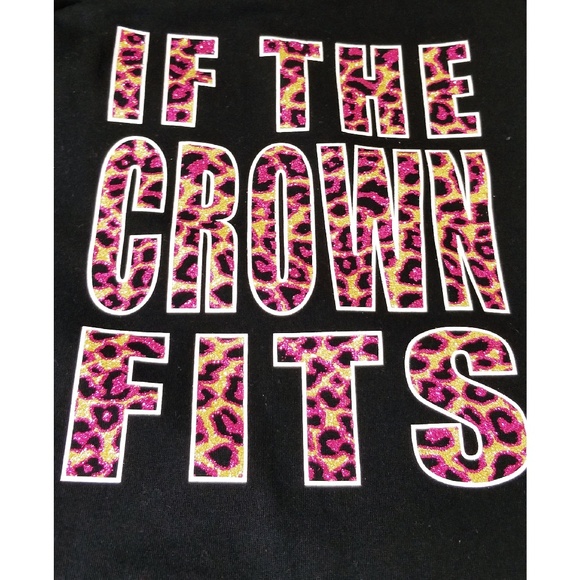 If The Crown Fits Graphic Sweatshirt M - Picture 5 of 7